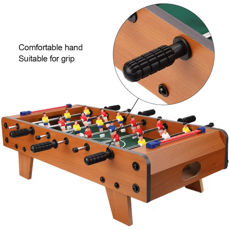 Portable Tabletop Football Soccer Game – 20-Inch Wooden Arena