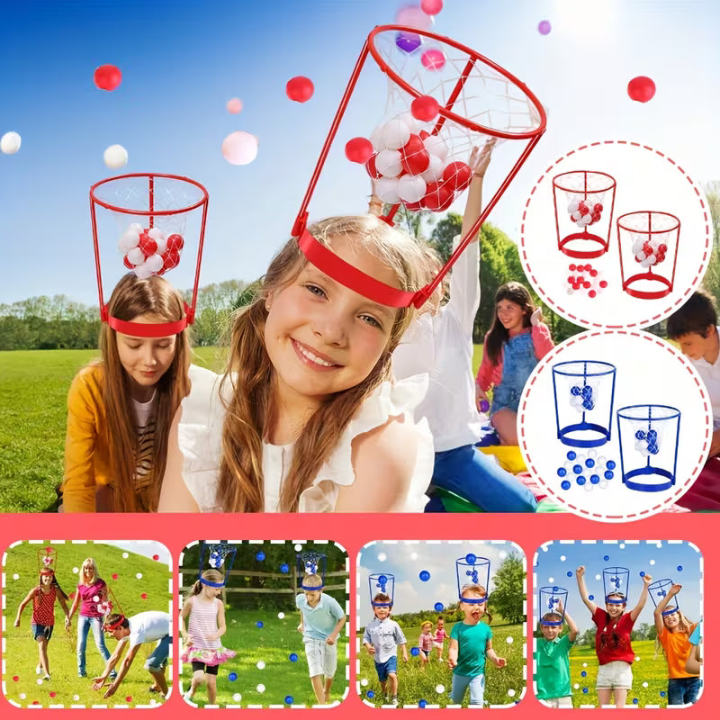 Headband Basketball Party Game Suitable for Parents and Teenagers, Carnival Game