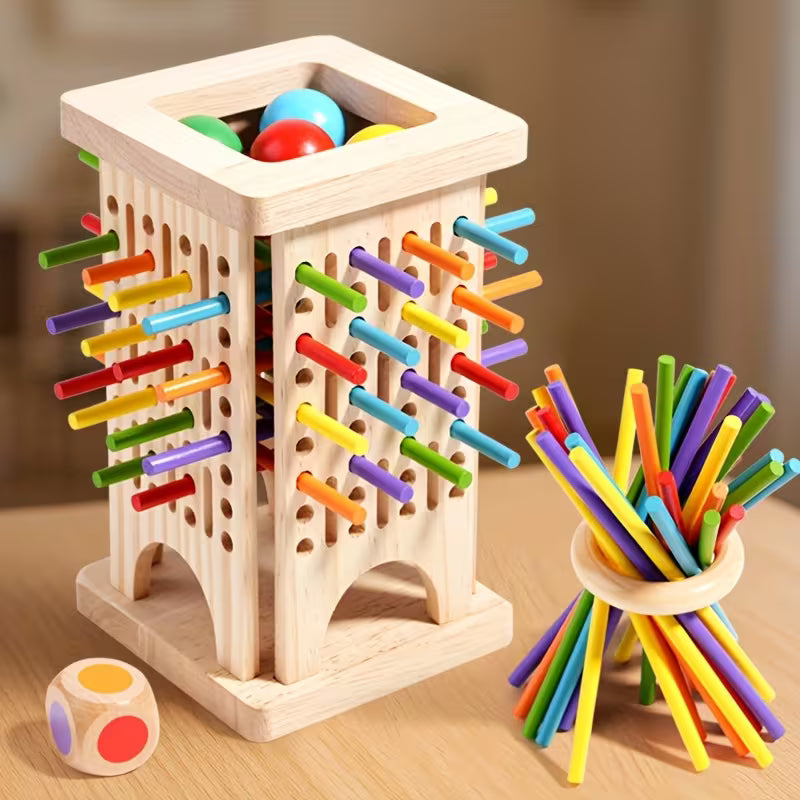 1 Set of Stick-pulling Toys, a Beneficial Toy for Parents and Children, a Multiplayer Interactive Tabletop Game