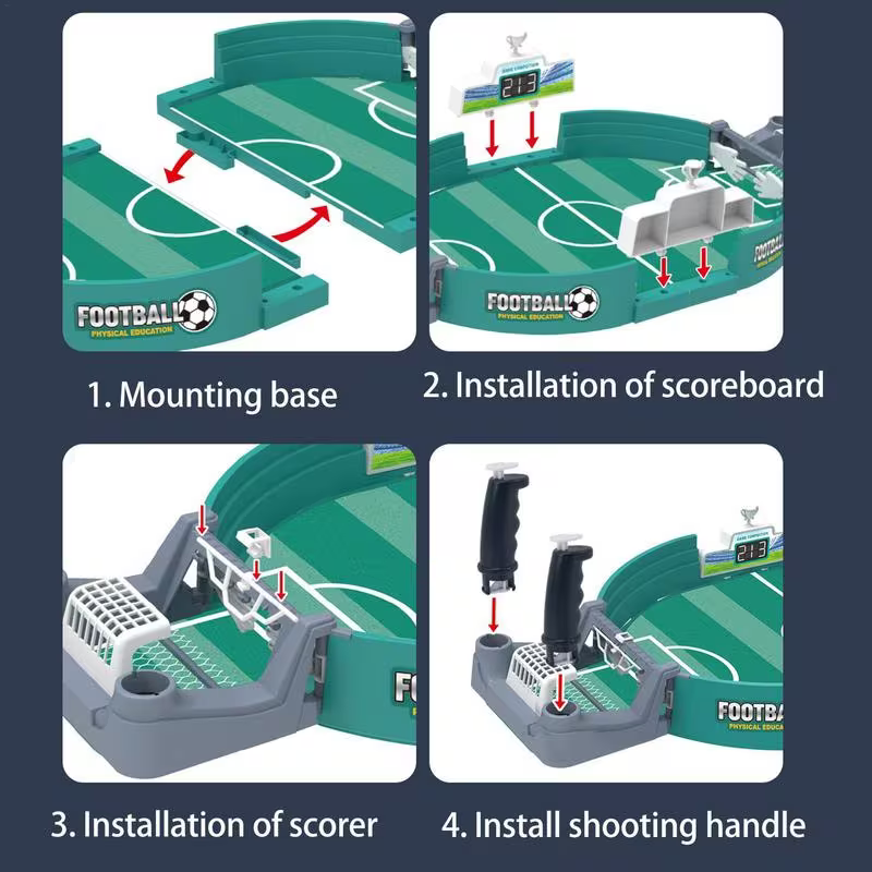 STEM Learning Foosball Game for Kids 3+ – 5 Balls Set