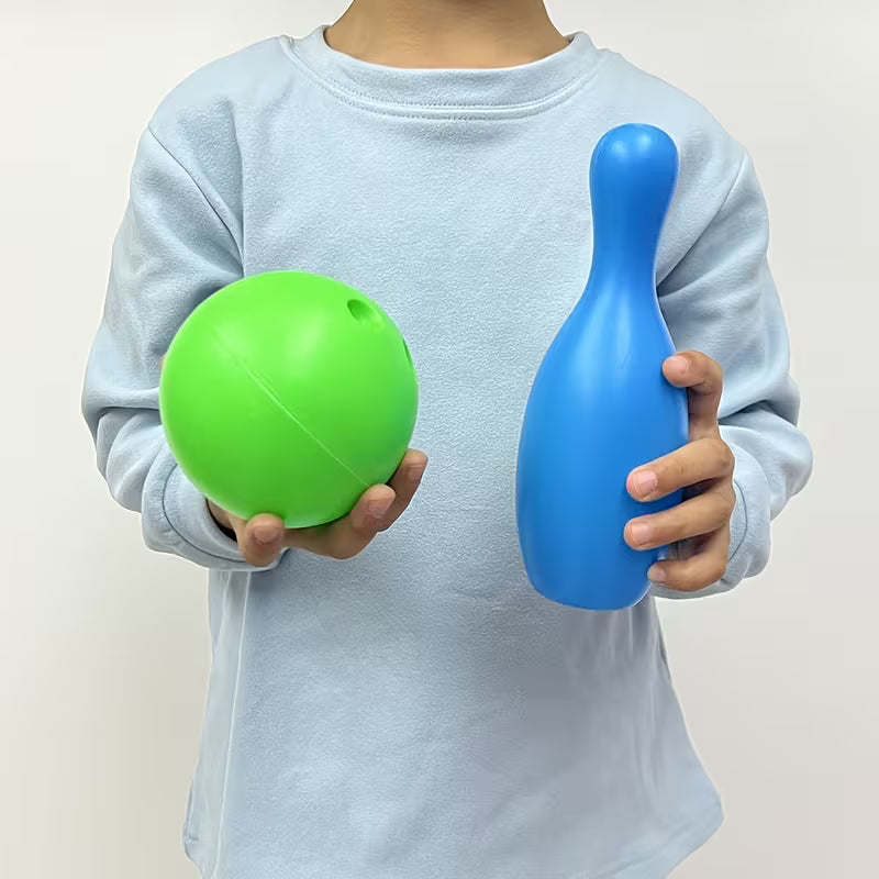 Large Bowling Toy Set with 10 Bottles And 2 Balls, Sports Toy Se