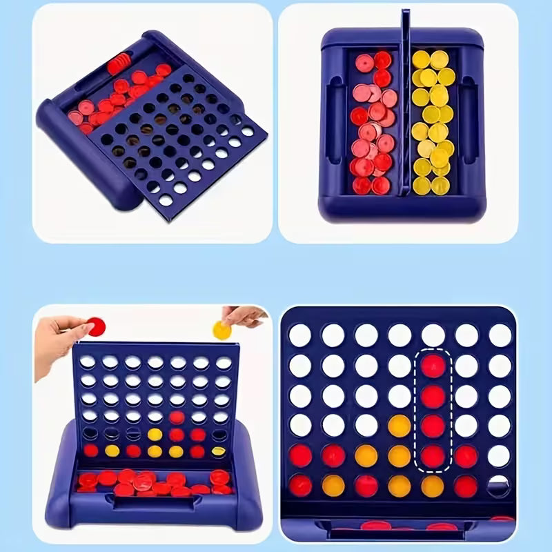 1pc Classic Four in a Row Game for Family Entertainment, Ideal Gift for Halloween/Thanksgiving/Christmas