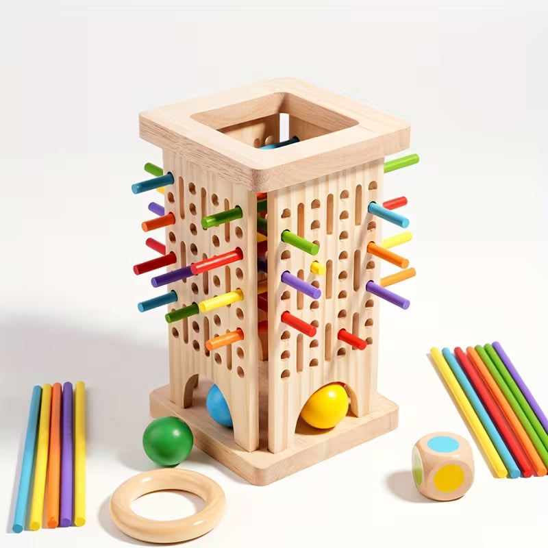 1 Set of Stick-pulling Toys, a Beneficial Toy for Parents and Children, a Multiplayer Interactive Tabletop Game