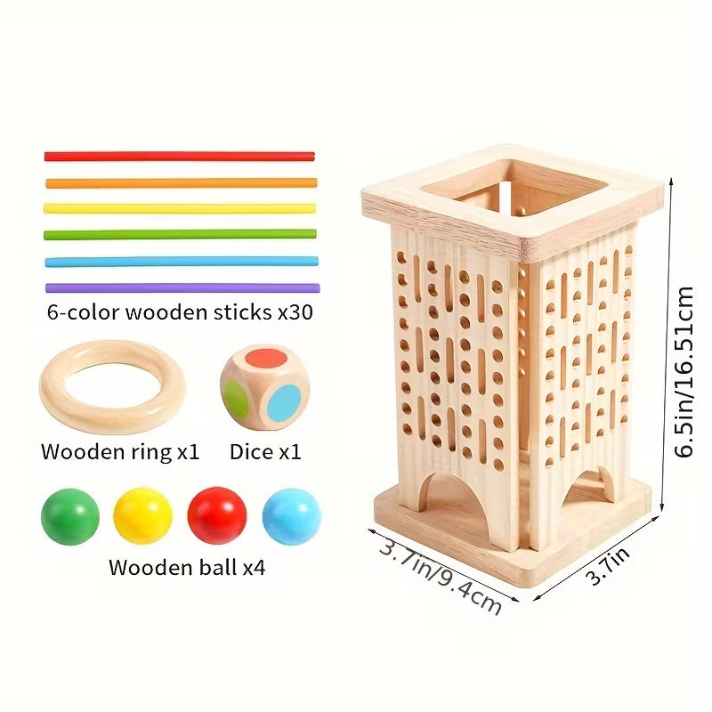 1 Set of Stick-pulling Toys, a Beneficial Toy for Parents and Children, a Multiplayer Interactive Tabletop Game