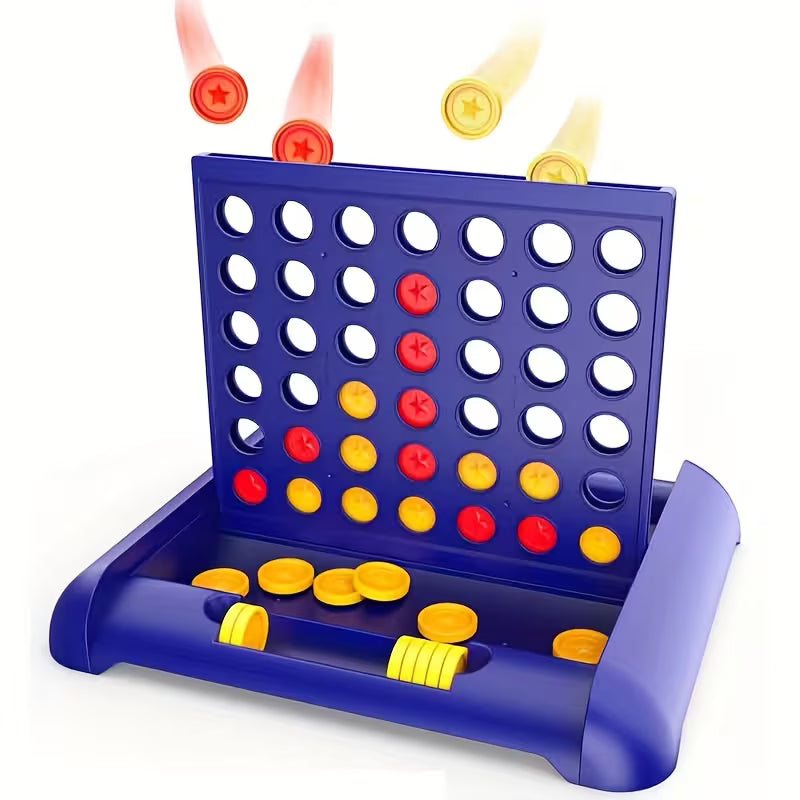1pc Classic Four in a Row Game for Family Entertainment, Ideal Gift for Halloween/Thanksgiving/Christmas