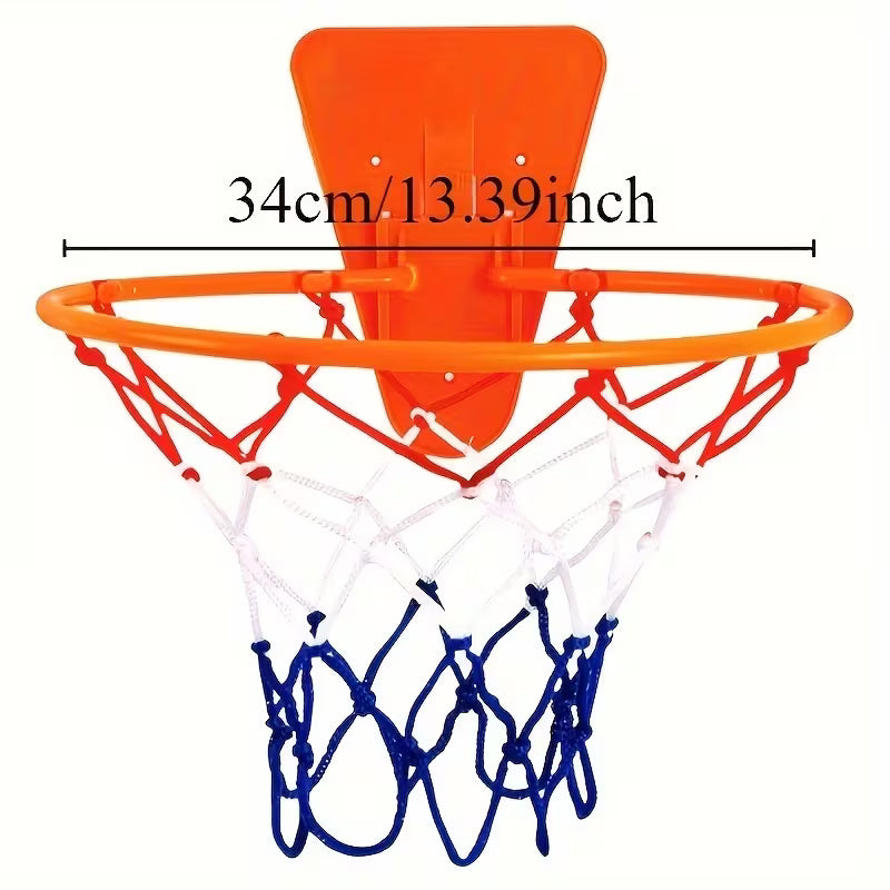 Non-Drilling Basketball Hoop, Silent Basketball Stand - Wall-Mounted Foldable Basketball Hoop