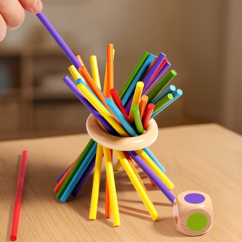 1 Set of Stick-pulling Toys, a Beneficial Toy for Parents and Children, a Multiplayer Interactive Tabletop Game