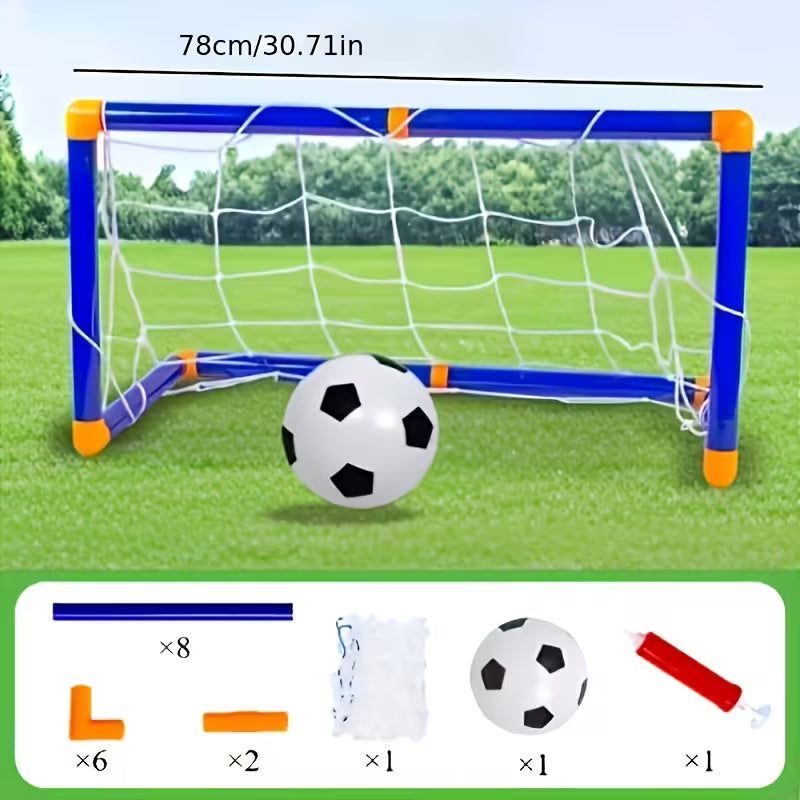 30.71-Inch Oversized Portable Soccer Goal Toy Set