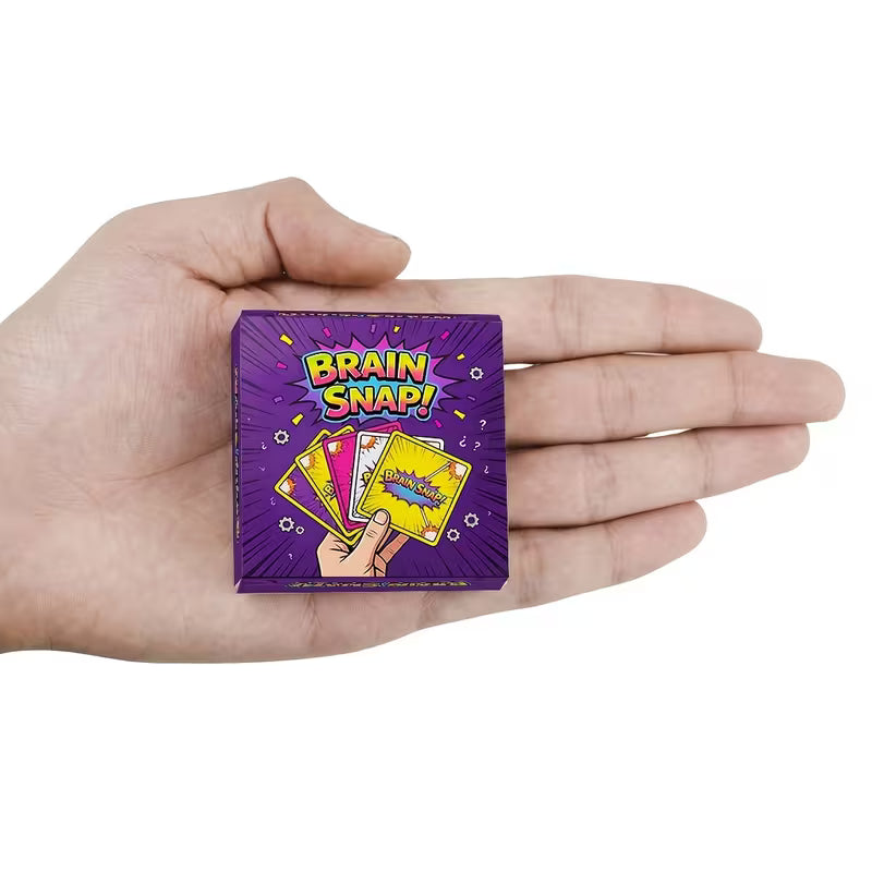 Speed Brain Card Tabletop Game, Casual Party Icebreaker Word Puzzle Cards