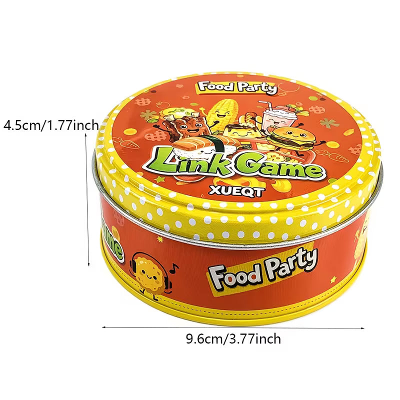 Halloween and Christmas Party Drinking Game! Food-Themed Matching Reaction Card Game with 57 Cards