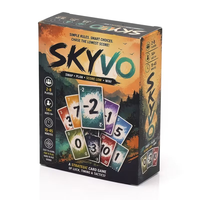 Fast Scoring and Penalty Gameplay, Swap Face-up Cards to Eliminate Cards, Interactive Tabletop Party Game