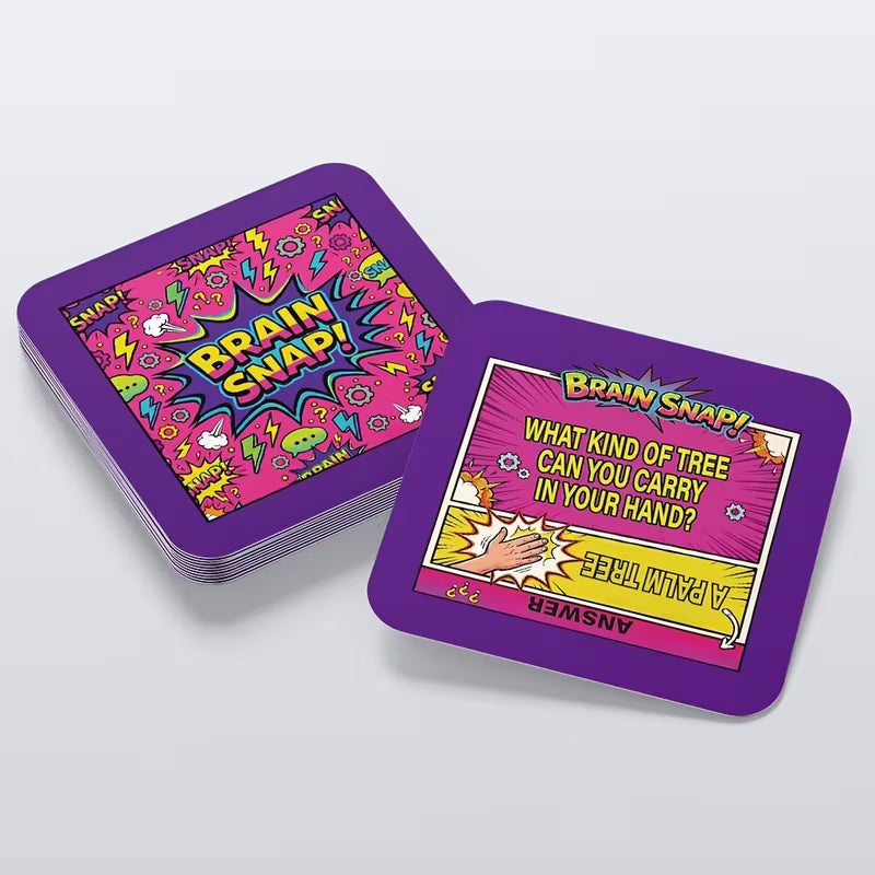 Speed Brain Card Tabletop Game, Casual Party Icebreaker Word Puzzle Cards